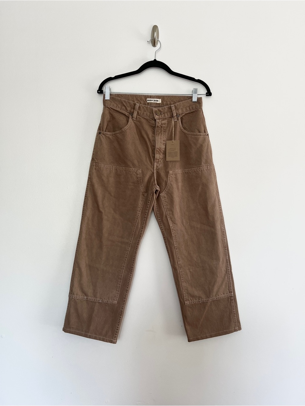 Rudy Jude utility jeans patchwork minimal artisan Size 3 NWT
